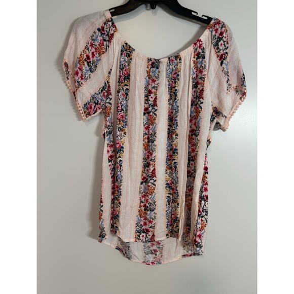 Bobeau Petite Medium Floral Boho Top NWT - Picture 3 of 5